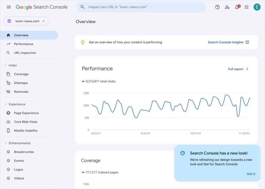 Recomandările Google Search Console, acum disponibile în totalitate – învață cum să optimizezi website-ul tău!